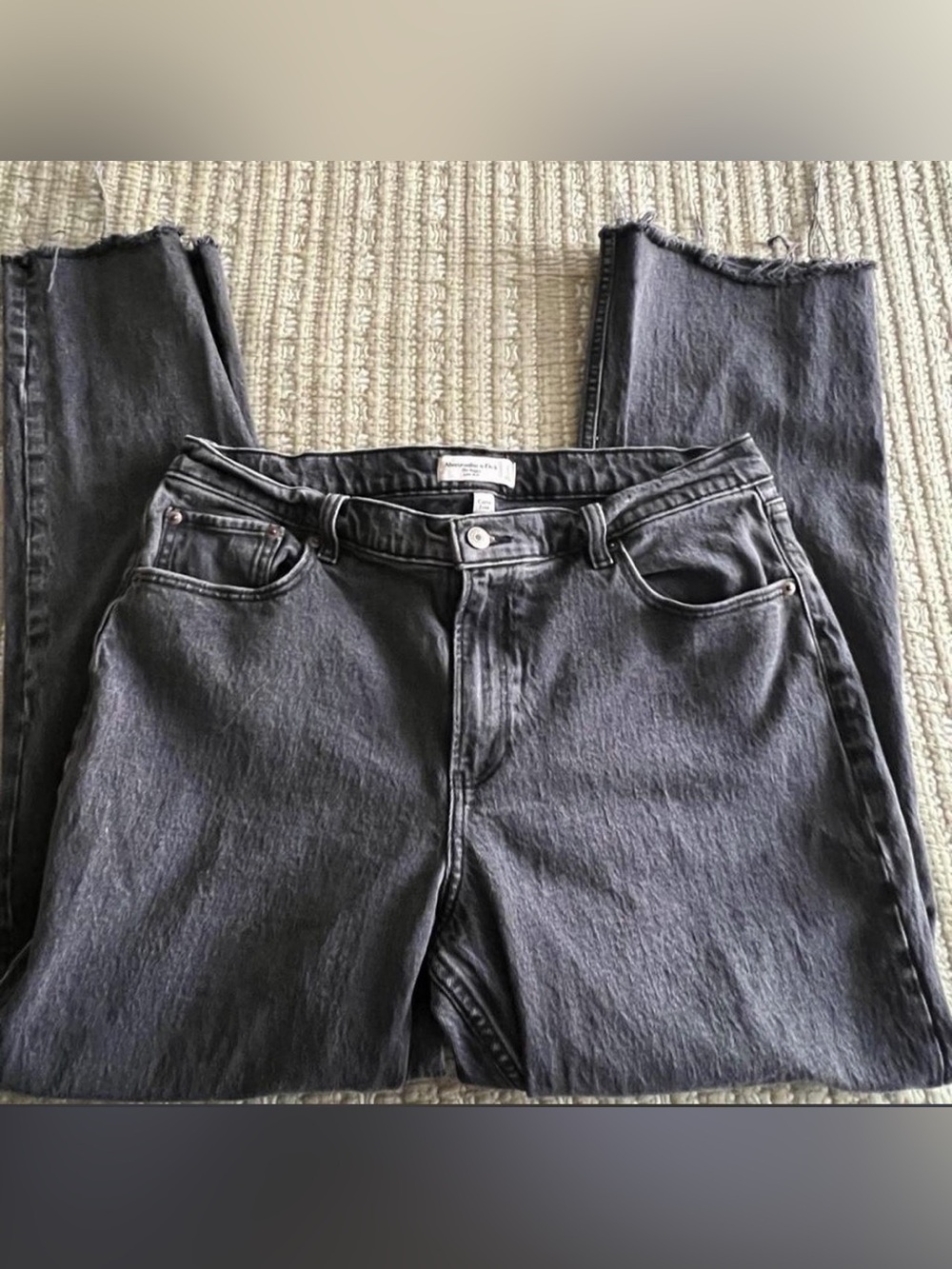 Abercrombie & Fitch Black Straight Jeans